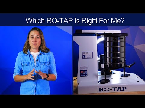 Part of a video titled What Is a RO-TAP Sieve Shaker? - YouTube