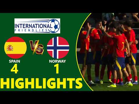 Spain vs Norway Highlights 🔥 U19 International Friendly Match 2026
