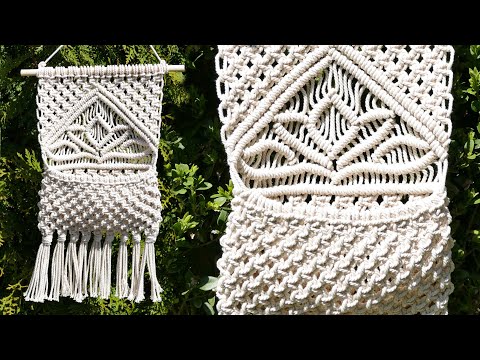 Macrame Designed Basket DIY