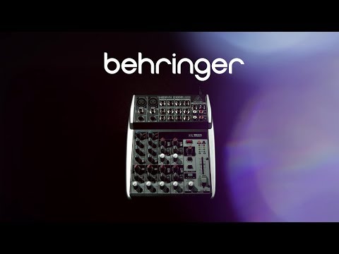 Демонстрация микшерного пульта Behringer Q1002USB