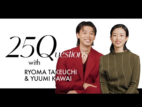 お互い今だから言えることは? 竹内涼真×河合優実が赤裸々トーク!|25 Questions|25ans