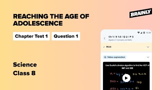 Reaching the Age of Adolescence | All In One | Class 8 | Science | Chapter Test 1 Q.1