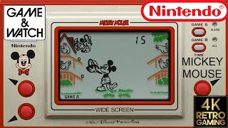 Mickey Mouse Nintendo Game & Watch 4k Gameplay