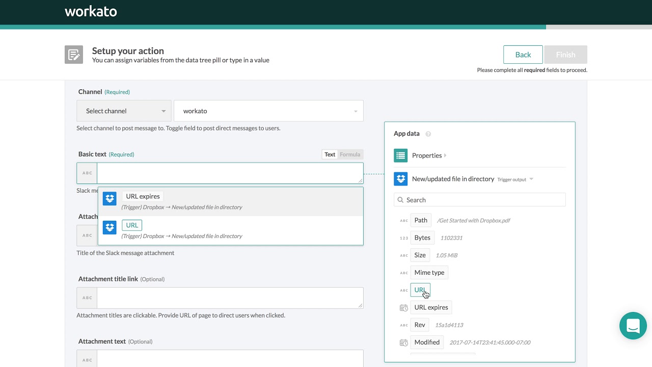 Workato - Create a recipe