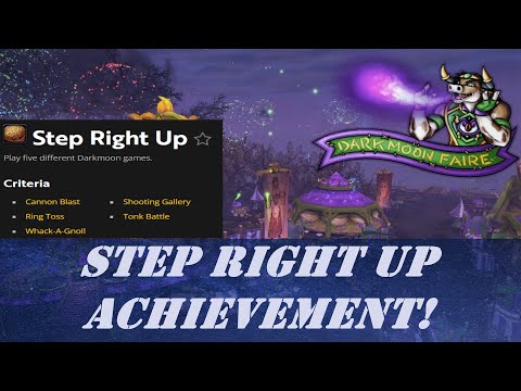 Step Right Up! Wow Achievement | Darkmoon Faire Event | Get 5 Darkmoon Prize Ticket
