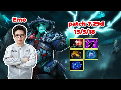 Emo Storm Spirit Mid - DOTA 2 7.29d - MMR rank - Dota2 Gameplay [Learn To PRO dota2]