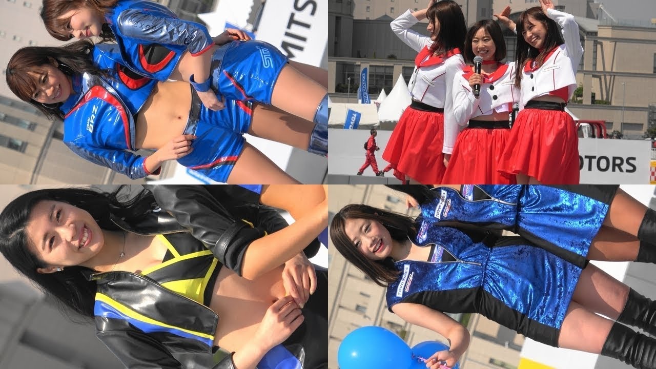 【4K】美人！可愛い！レースクイーン勢揃い！ SUBARU BREEZE・ドリフトギャルズ他～モータースポーツジャパン2019