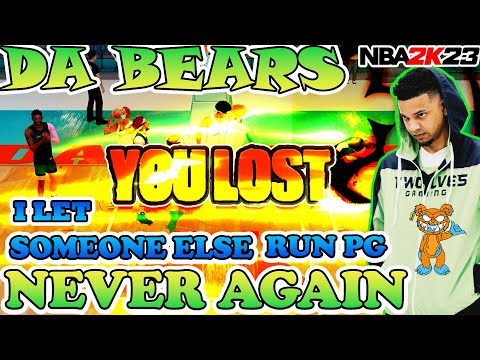 I LET SOMEONE RUN PG AND OMG!! SMH!! NBA2K23