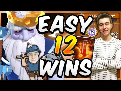 BEST 12 WIN DECK! *NEW* Miner Poison Control Deck — Clash Royale