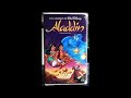 Opening Closing To Aladdin 1993 VHS French Canadian Copy