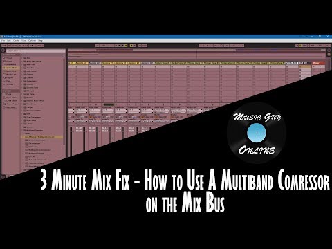 How to Use a Multiband Compressor on the Mix Bus - 3 Minute Mix Fix