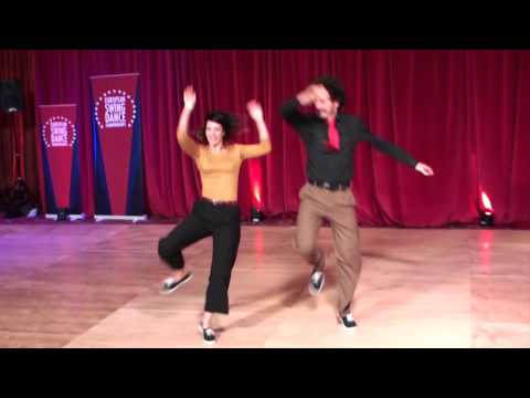 ESDC 2015 - Open Lindy Hop Classic Showcase - Finals - Aurélien Darbellay & María Ferrer