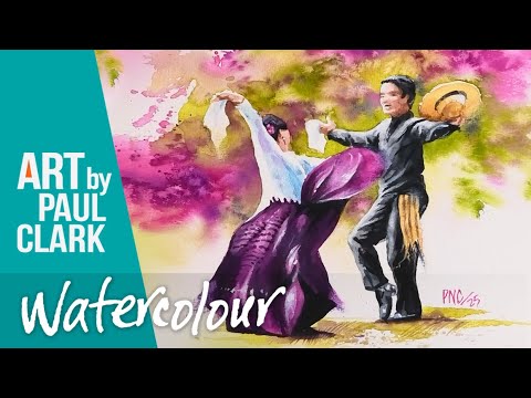 How to Paint Peruvian Dancers in Watercolour