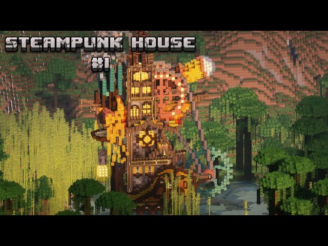 Steampunk house Minecraft Map