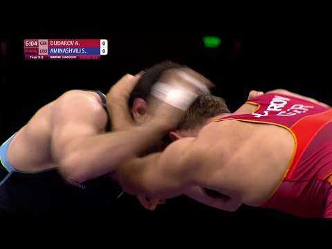 BRONZE FS - 86 kg: A. DUDAROV (GER) v. S. AMINASHVILI (GEO)