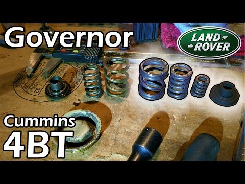 Governor Spring Install for 4000RPM! (P7100 P-Pump) × 4BT Cummins Discovery #8 [Land Rover Build]
