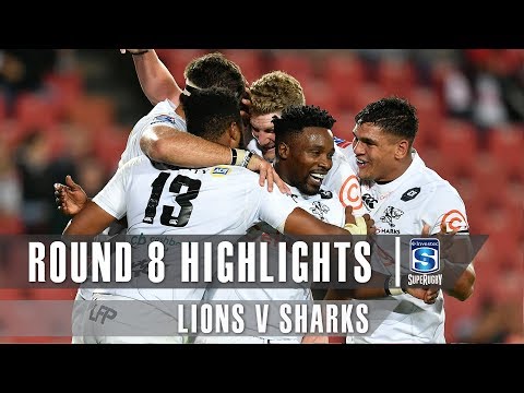Round 8 Highlights: Lions v Sharks - 2019