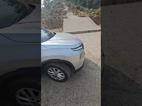 Skoda kylaq After Steep hill climb 🏔 #automobile #kylaq #skoda #adventure #offroad