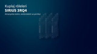 SIRIUS kuplaj röleleri 3RQ4 - Made in Germany, sürdürülebilir ve yenilikçi