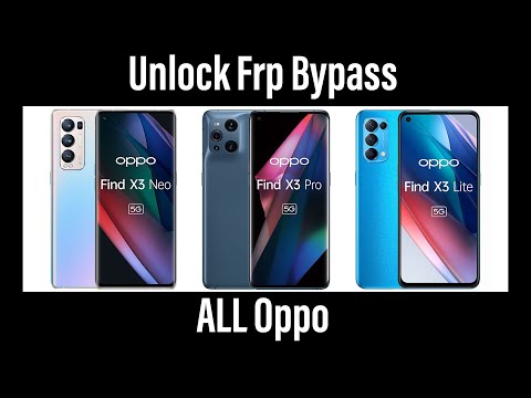 Oppo CPH2145,(Find x3 lite) unlock frp all oppo No pc
