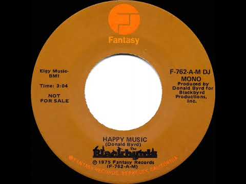 1976 Blackbyrds - Happy Music (mono radio promo 45)