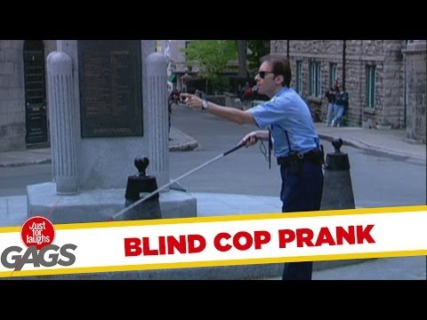 Blind Cop Traffic Jam Prank
