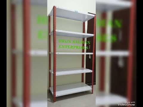 Mild steel iron racks slotted angle, for office shop and ind...