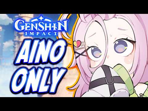 Can You Beat Genshin Impact Only Using Aino??!!