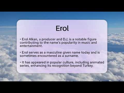 Erol - Baby Boy Name Meaning, Origin & Popularity - RandomNames.com