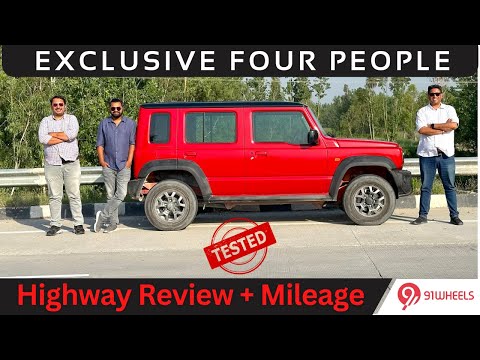 Maruti Jimny 5-door Review With Four People Milage Run + Highway Drive Experience