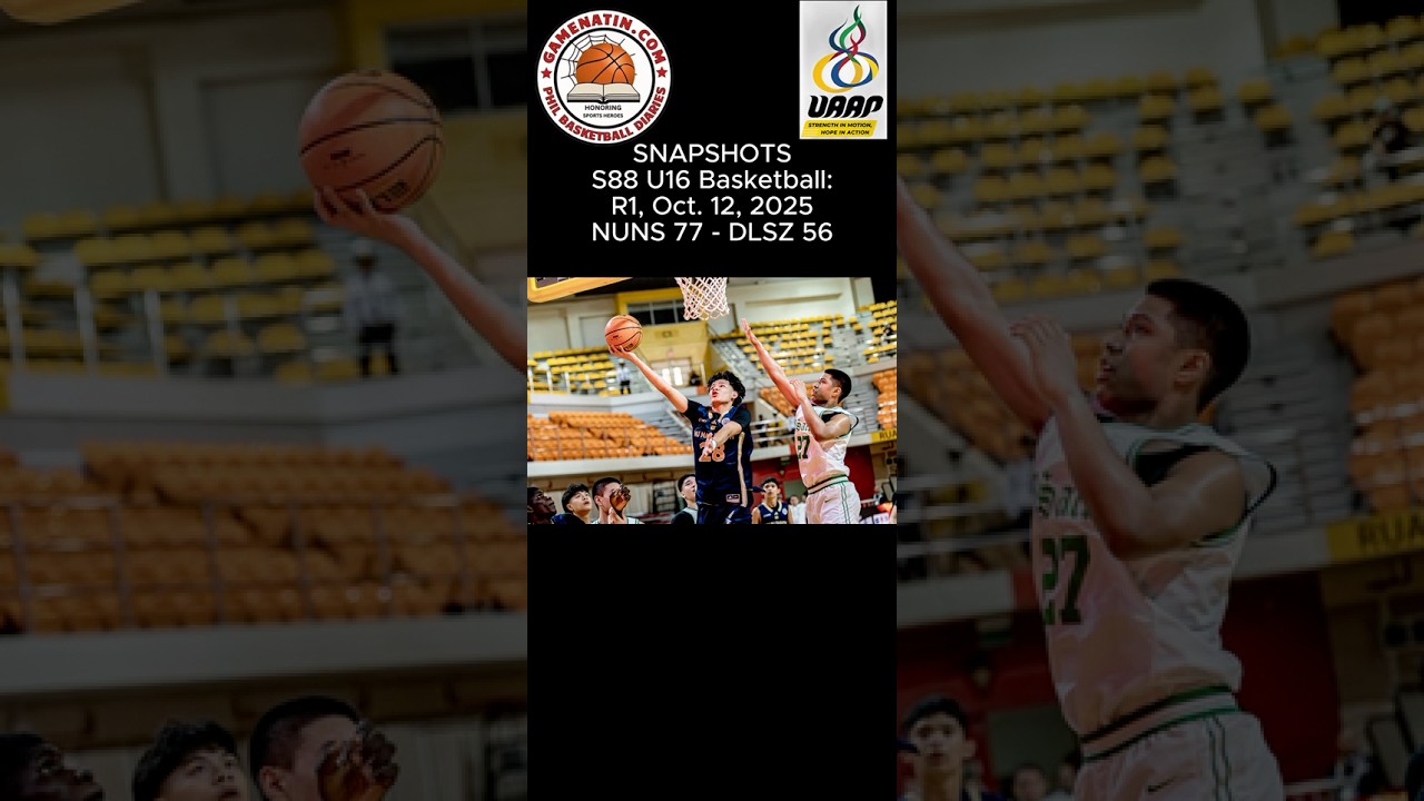 Snapshots: U16 Basketball - NU 77 - DLSU 56