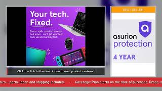 ASURION 4 Year Laptop Protection Plan ($1000 - $1249.99)