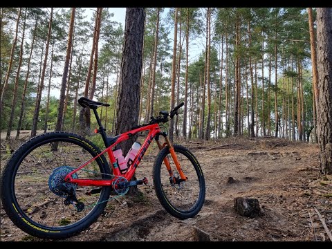 Rinas onboard - MTB Single Track Ornecka Michałów Grabina Warszawa 2022.10.15 - Trek Supercaliber XC