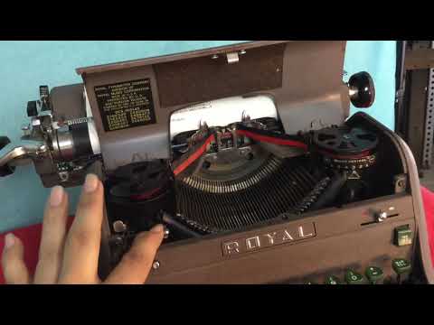1952 HH Royal #Typewriter  Overview