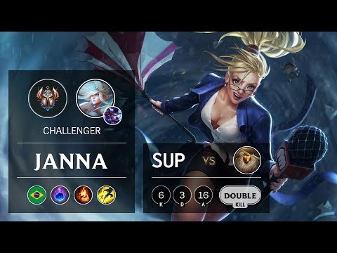 Janna Support vs Bard - BR Challenger Patch 9.24