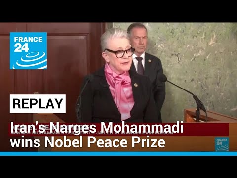 REPLAY: Jailed Iran rights campaigner Narges Mohammadi wins Nobel Peace Prize • FRANCE 24 English