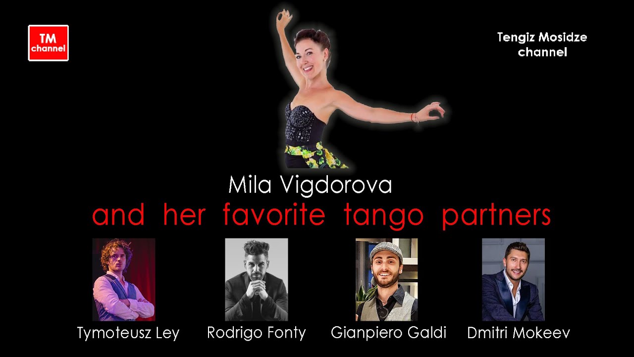 Tango dance performance. タンゴダンスパフォーマンス 💃🕺 Mila Vigdorova and her favorite tango partners.
