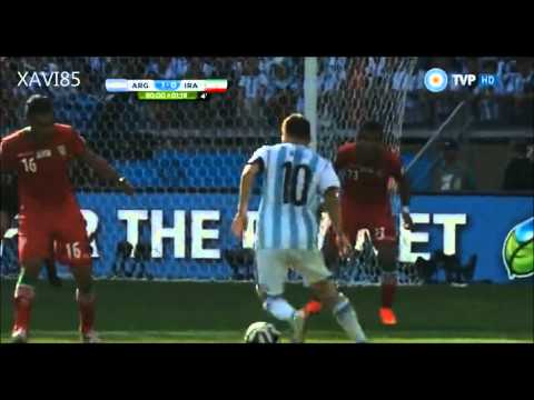 Gol de Messi a Iran ( relato de Alejandro Fantino)