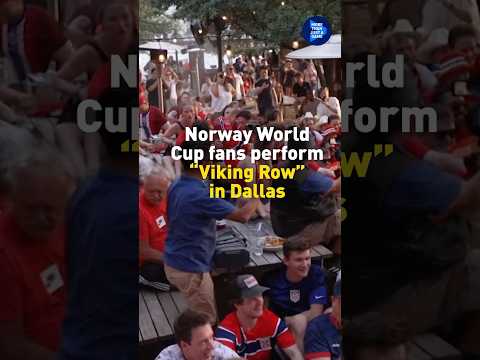 Norway World Cup fans perform 