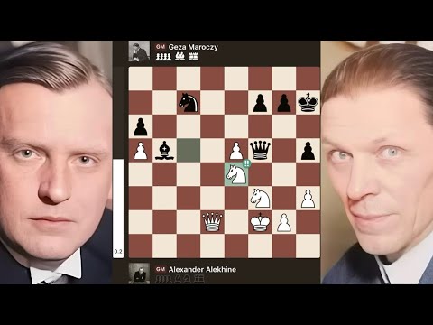 Alexander Alekhine vs Geza Maroczy