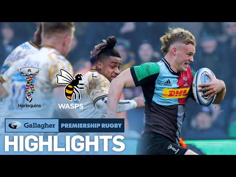Harlequins v Wasps - HIGHLIGHTS | Late Comeback is Held off! | Premiership 2021/22
