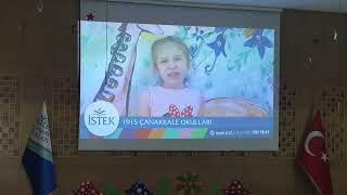 iSTEK 1915 ÇANAKKALE ANA OKULU BİR MASAL BİR HAYAL BİR DANS GÖSTERİSİ  YAŞ D ŞUB
