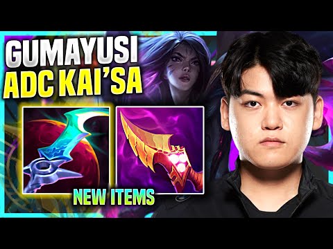 GUMAYUSI PICKS KAI'SA WITH NEW ITEM ECLIPSE! - T1 Gumayusi Plays Kai'Sa ADC vs Jhin!