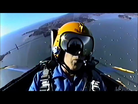 RARE Blue Angels Cockpit Video with Comms | 1997 San Francisco Fleet Week Air Show