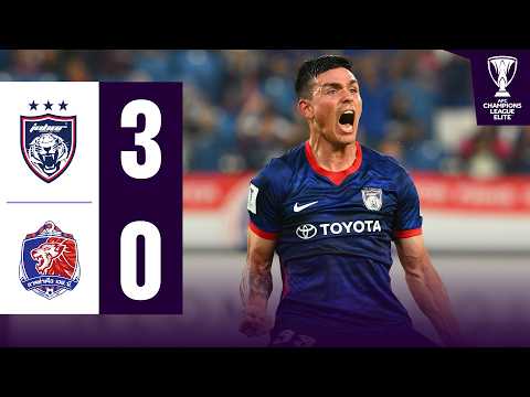 Three-goal statement win! | Johor Darul Ta'zim 🇲🇾 vs Port FC 🇹🇭 | Highlights ACL Elite™