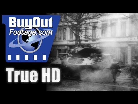 Antwerp Freed, Aachen Captured 1944 HD Stock Footage
