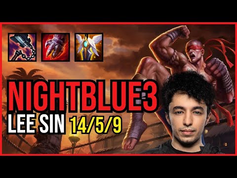 NIGHTBLUE3 - LEE SIN vs SHACO Jungle - NA Master - Patch 11.4