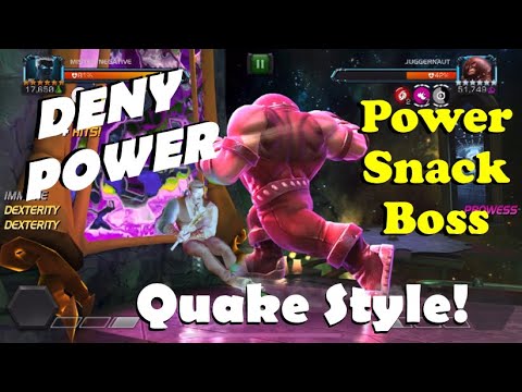 Mr Negative - Quake Style & Complete Power Denial | Marvel Contest of Champions