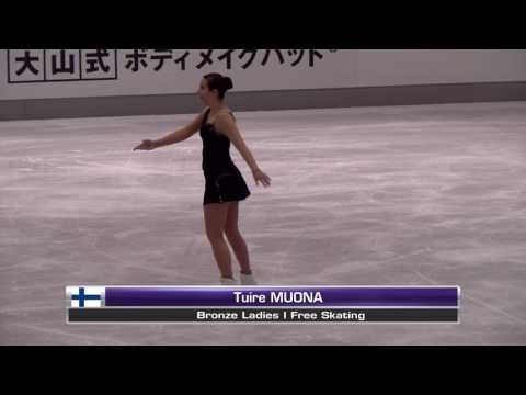Tuire Muona   Bronze Ladies I Free Skating Oberstdorf 2017