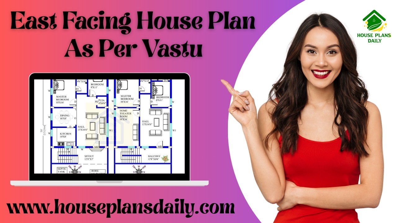 East Facing House Plan As Per Vastu | Vastu Compliant Home Design | House Plans Daily